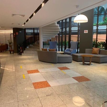 Flat No Hotel Cosmopolitan Com Estacionamento Gratis E Piscina Santos  Exteriör bild